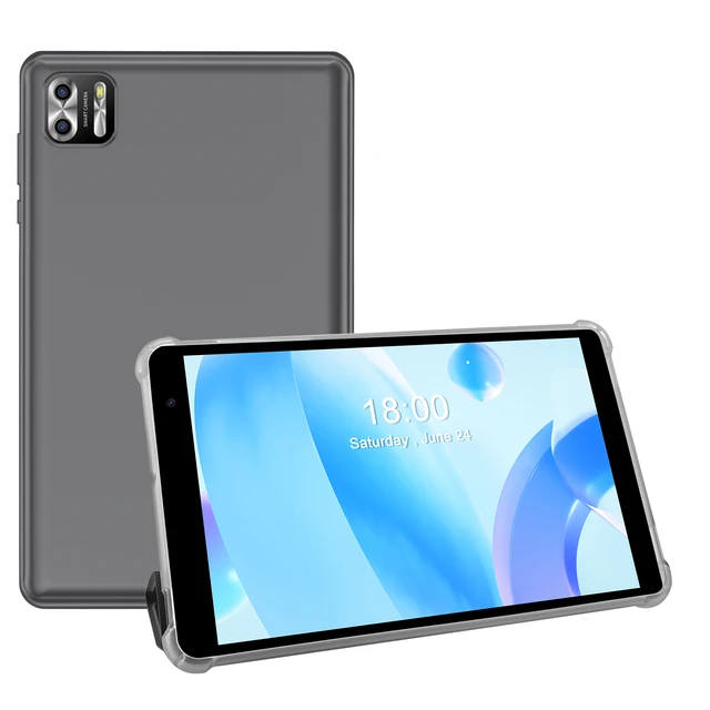 PRITOM 8 Inch tablet Android 14, Octa core, 8GB (4+4GB Virtual) RAM, 64GB ROM, 5GWi-Fi, with Protective Leather Case