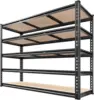 48.2''W Garage Shelving Heavy Duty Storage Shelves 3000LBS Heavy Duty Shelving 72''H Adjustable Metal Shelves 1