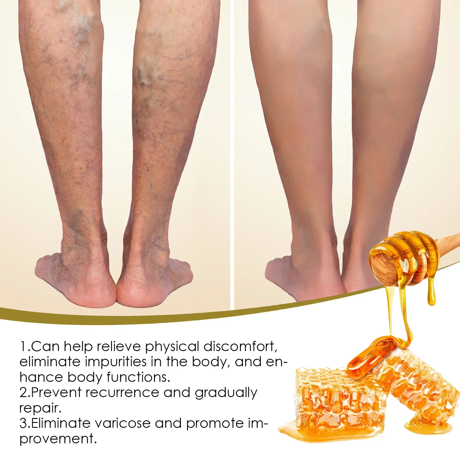Bee Foot Bath Pack Slimming Foot Soak Beads Natural Herbal Foots Bath Body Detox Care Soak Foots Body Health Product