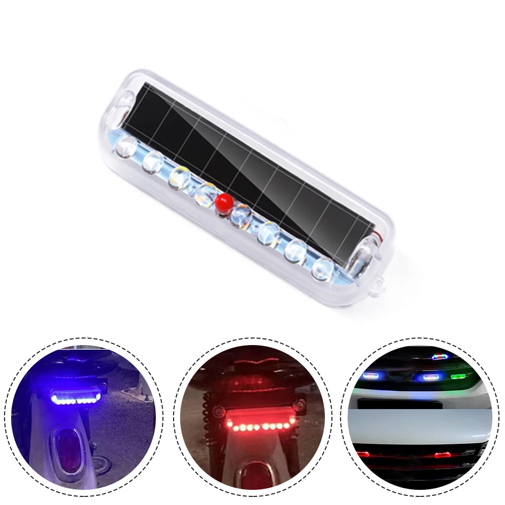 

Car Flashing LED Light Solar Car Anti Rear-end Strobe Light Without Wiring Strong Light Brake Tail Light
