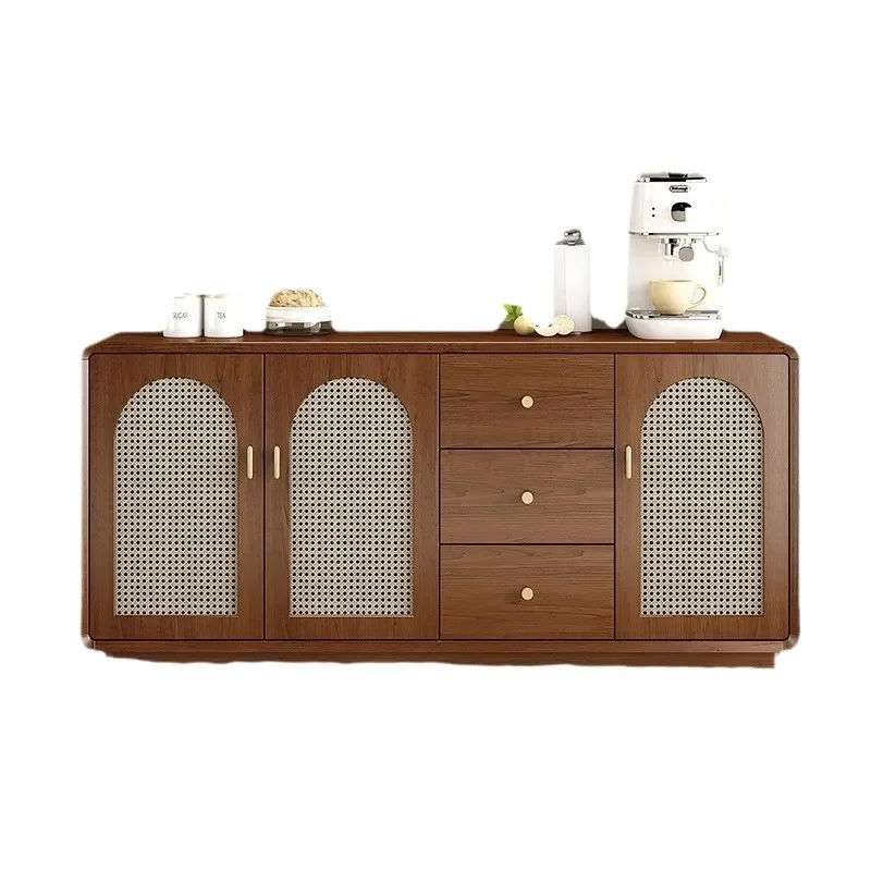Luxury Sideboard Kitchen et Side Table Coffee Bar Wooden Cabinet Display Shelf Wooden Vine Cuisine Mobile Cucina Furniture
