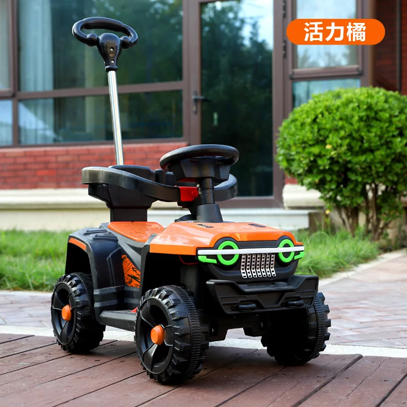 Children's Electric Four-Wheel Motorcycle 1-6-Year-Old With Remote Control Off-Road Vehicle Can Accommodate Passengers