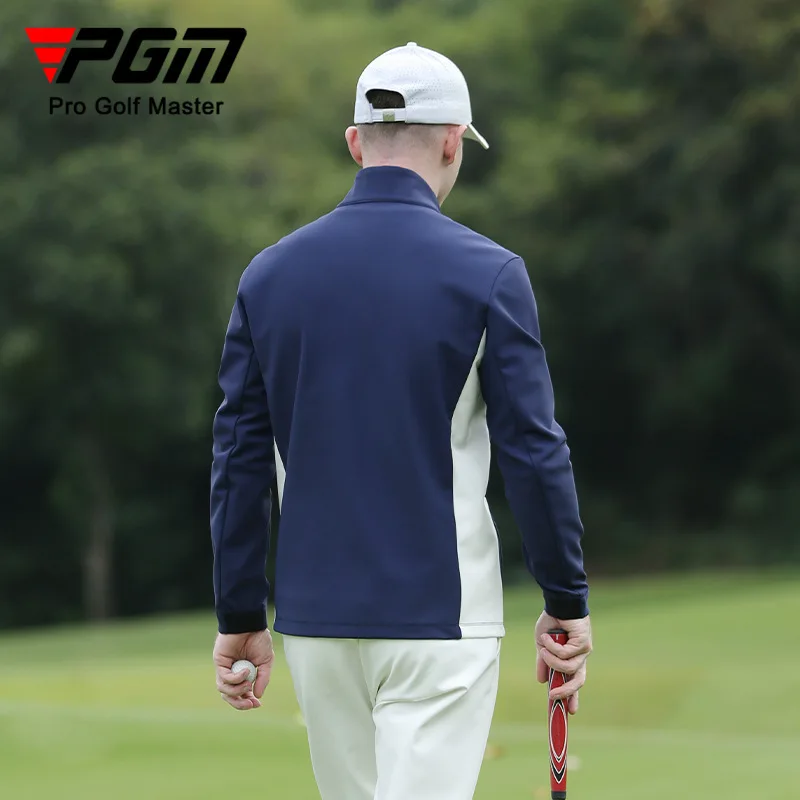 PGM Golf Men's Long Sleeve Jacket Leisure sports Golf Wear for Men Autumn Winter Warm Light Heat Inner Coat YF524