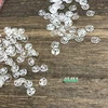 100pcs Tiny 4mm Mini Plastic Round Invisible Snap Button Home DIY Clothes Pajamas White Black Transparent Bag Press Buttons 1