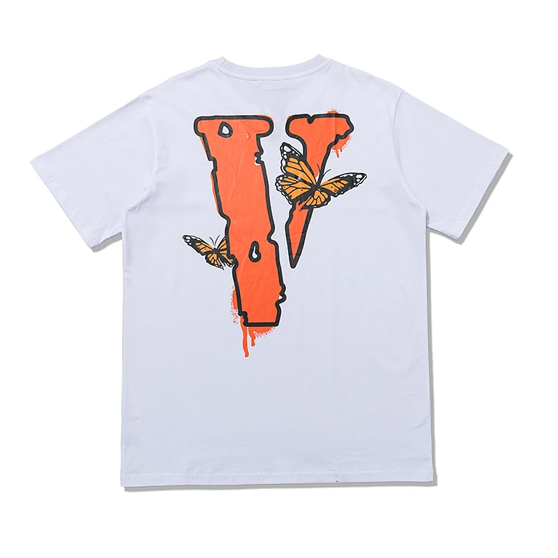 VLONE Camiseta 100% de algodón para hombre y mujer, ropa de calle de ...