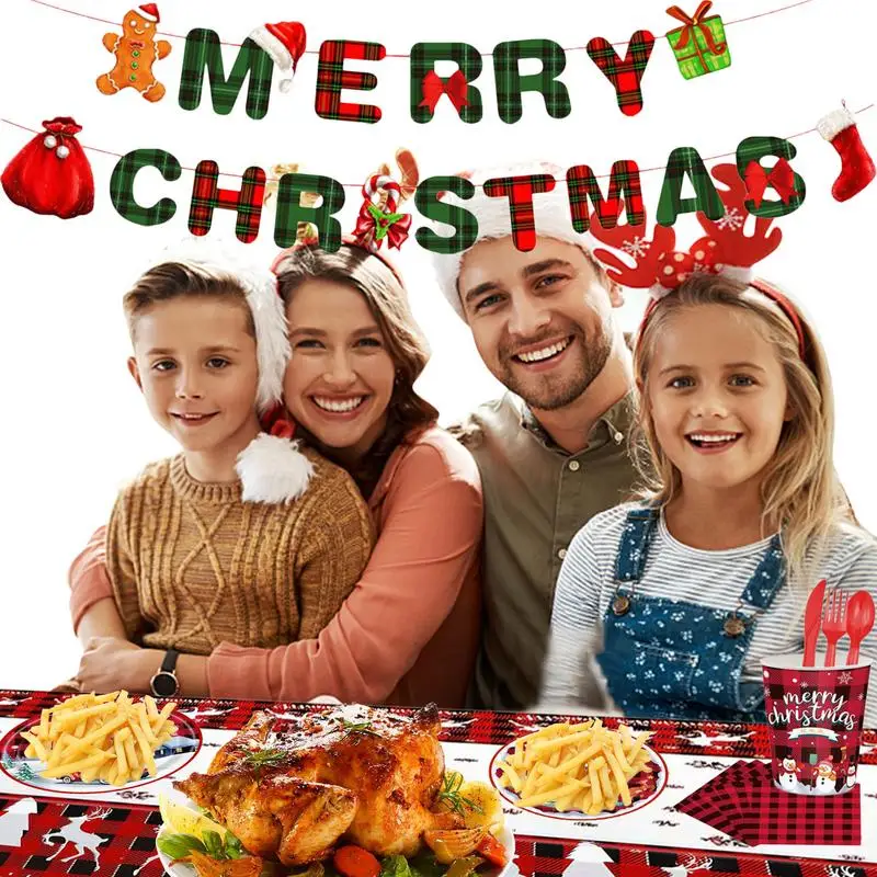 

Christmas Dinnerware Set Christmas Plate Party Dinnerware Multi-Use Christmas Dinnerware Tableware Sets For Party Birthday