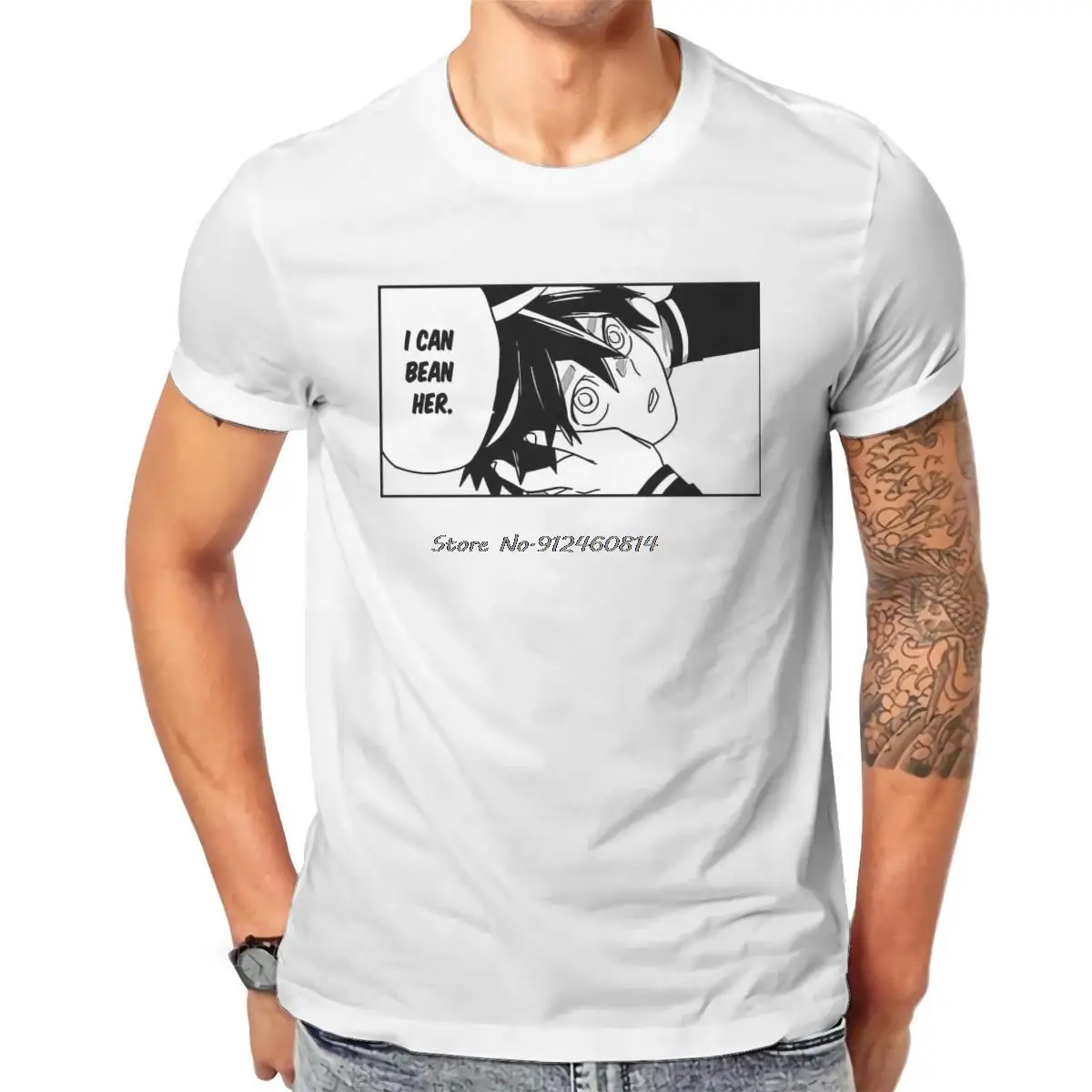 

Kemono Jihen Kabane Anime Funny T Shirt Vintage Punk Summer Loose Cotton Men's Tees Harajuku O-Neck TShirt