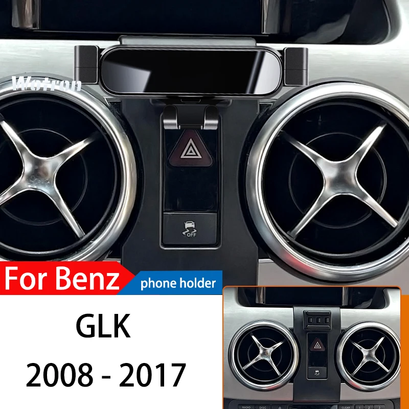 Car Phone Holder Mercedes Benz GLK X204 2008- GPS Special Gravity Navigation Mobile Bracket 360 Degree Rotating Stand phone holder mobile phone holder