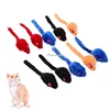5Pcs Furry Plush Cat Toy Soft Solid Interactive Mice Mouse Toys for Funny Kitten Pet Cats Playing Scratch Training Game Supplies 2