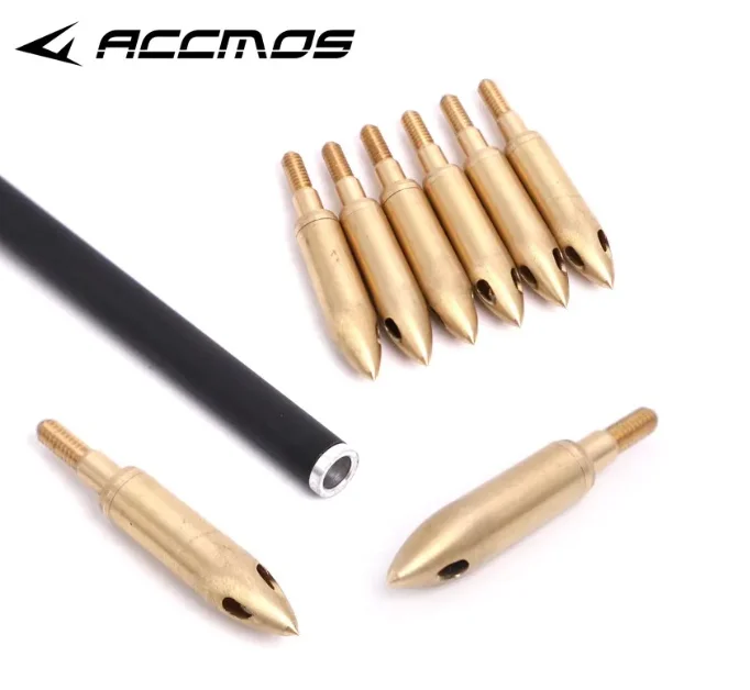 3pcs 100/150Grain Whistle Broadhead Copper Arrowhead Arrowheads Point Whistle Broadhead For Hunting Arrow Accessory