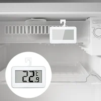 Thermomètre numérique étanche pour réfrigérateur/congélateur, avec crochet, fonction d'enregistrement Max/Min pour la maison 4