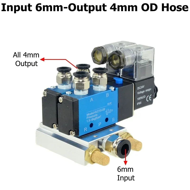  ̵ַ ׳ƽ   ÷  ̽, ٹ Ŵ ̼, 12 V, 24V, 110 V, 220V, 6mm, 8mm ȣ, 4V210-08