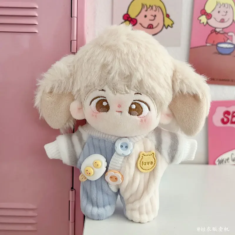10cm cotton doll cute and super cute crawling suit jumpsuit sea star doll dressing up 4