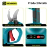 NEWBENY 30mm Brushless Electric Pruning Shears 4 Gear Cordless Garden Fruit Tree Bonsai Beautify Tool For Makita 18V-21V Battery 4