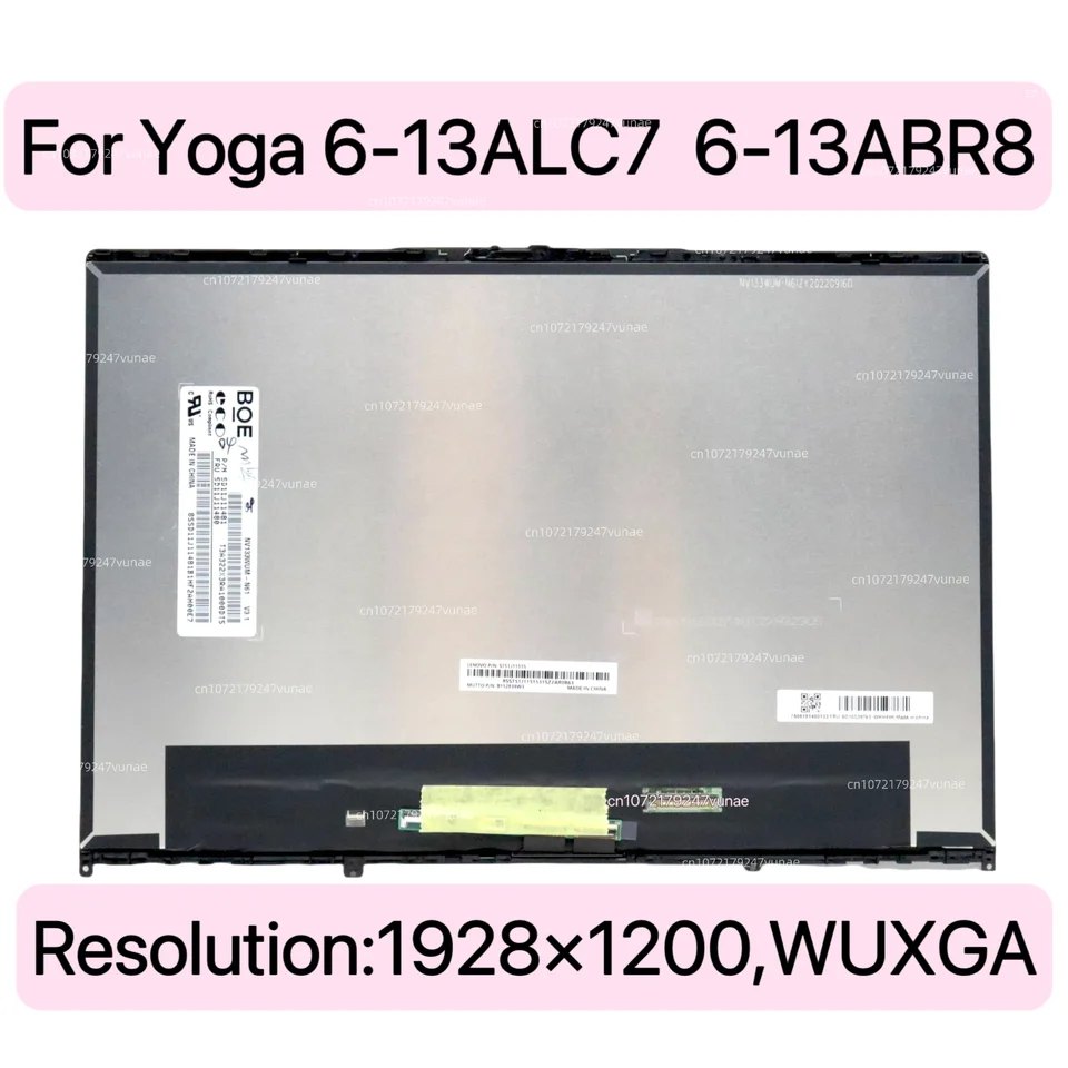 レノボヨガ 6 13ABR8 ディスプレイ 6-13ALC7 lcd タッチスクリーン