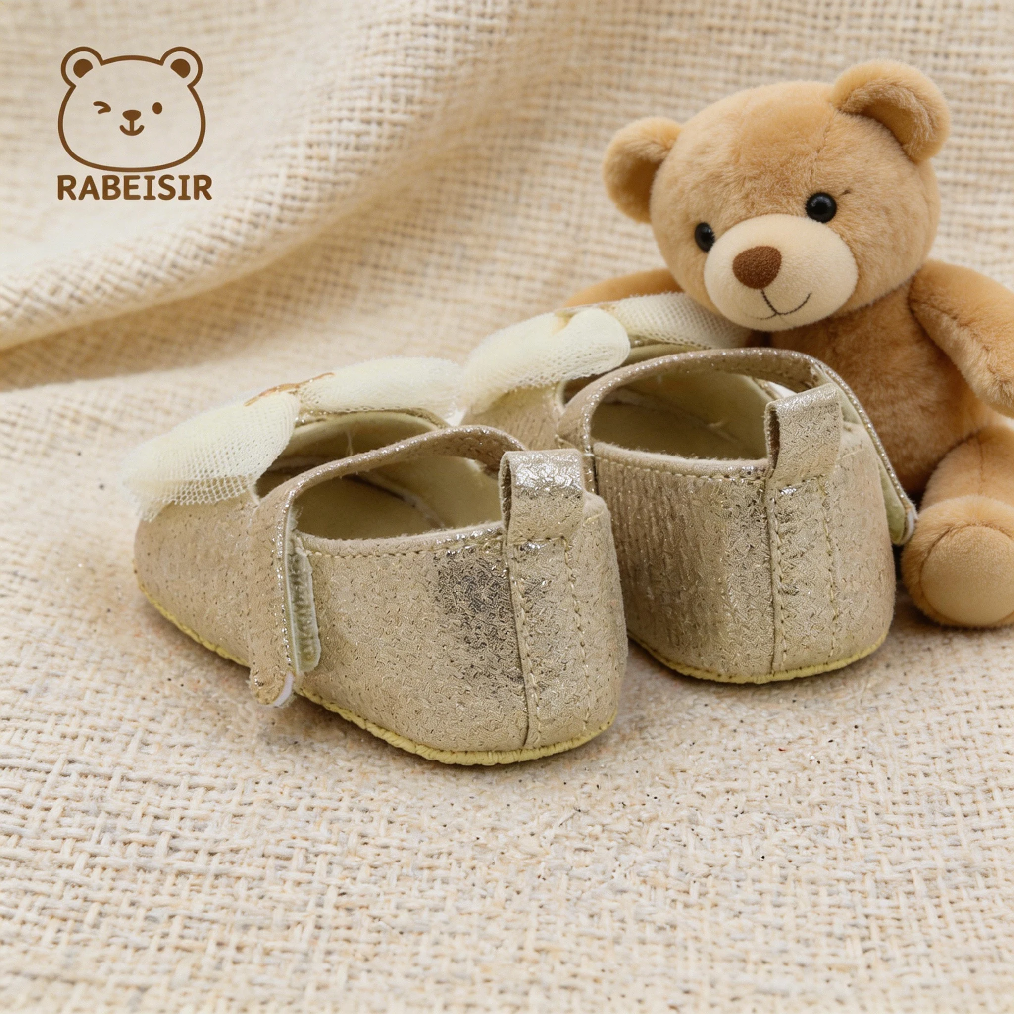 Baby Step Shoes Baby's First Pair of Toddler Shoes Baby Shoes Breathable Non-slip Girls Fashion Shoes Princess Lace Style - 5