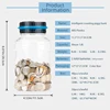 ‌Smart Digital Coin Counter Money Jar - Multi-Currency Savings Box for USD, EUR, GBP, MXP Coins, Coin Bank for Kids & Adults 4