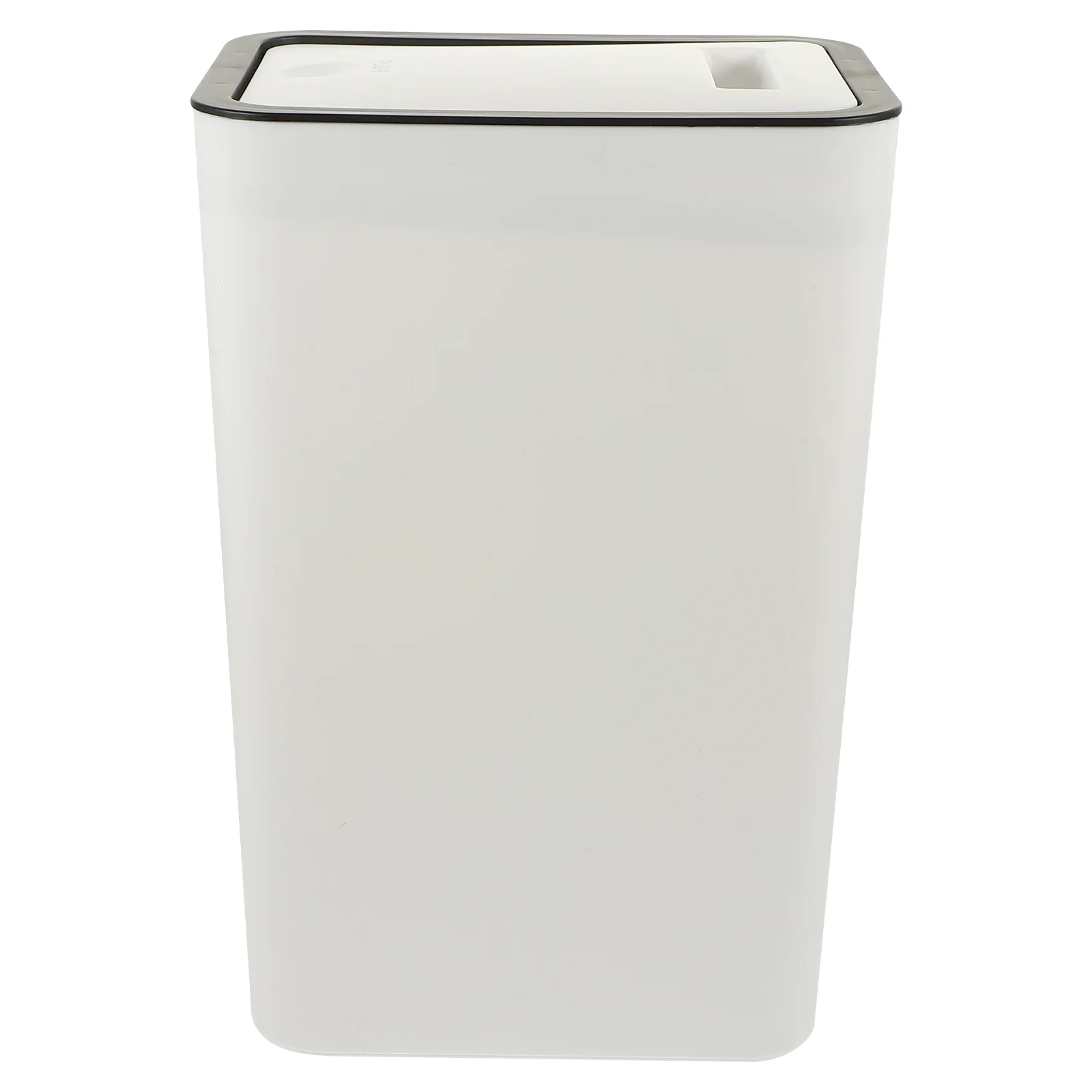 

22x15.5x33cm Push Type Trash Can Kitchen Bathroom Trash Can with Lid Garbage Wastepaper Bin Trash Holder Kitchen Trash Can