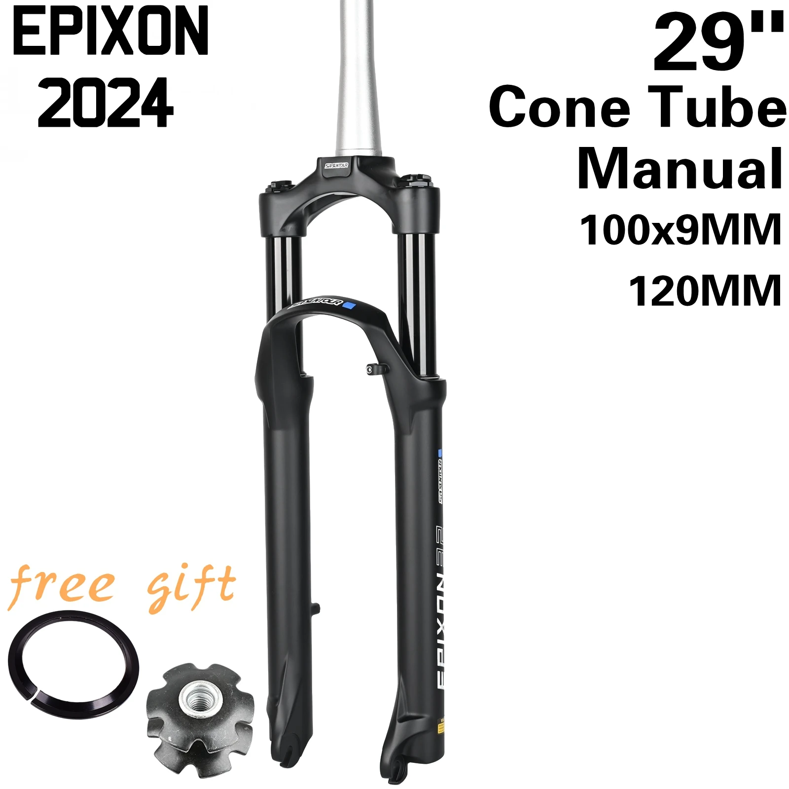 Sr sunTour-自転車フォーク,26,27.5,29er,100mm,エアサスペンション