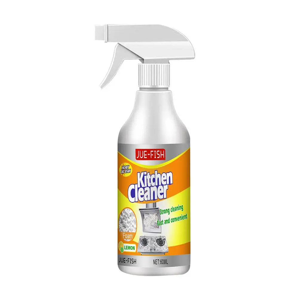 Oil Cleaner Bubble Spray Remover Grease Foam Multipurpose Dirt Oil Cleaning Kitchen GrillsRange Hood Foam Washing Cleaner