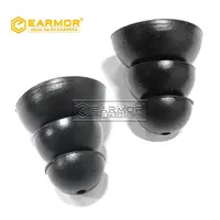 EARMOR Earplug Silicone Replacement Earplugs Accessories for M20 and M20T Three Layer Silicone In-Ear Earphone Covers Cap 1
