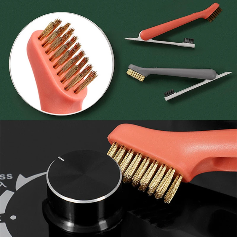 

Kitchen Stainless Steel Removing Rust Cleaning Brush Descaling Clean Rub for Cooktop Pot Grill Barbecue Cooking Tools Wire Brush