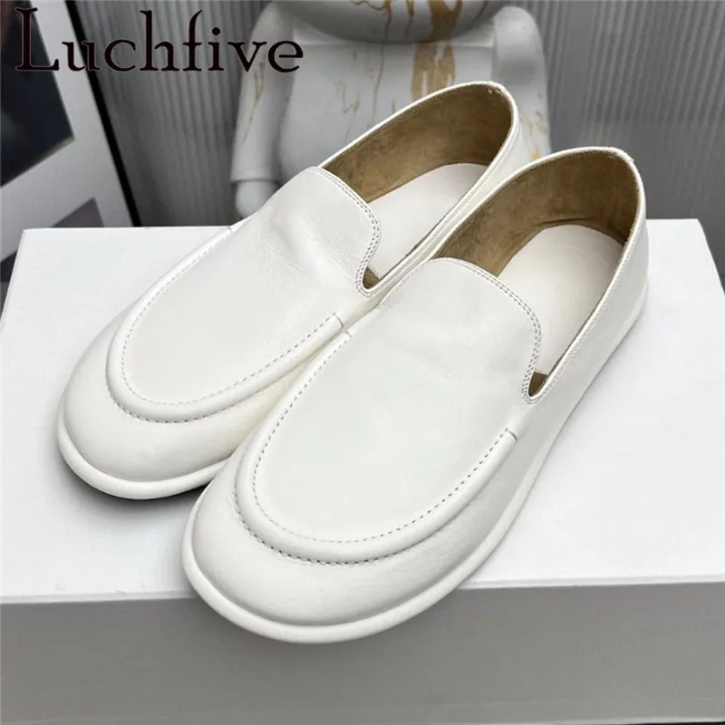

Genuine Leather Flats Shoes Slip On Round Toe Loafers Women Casual Shoes High Quality Walking Shoes For 2022 Spring Summer