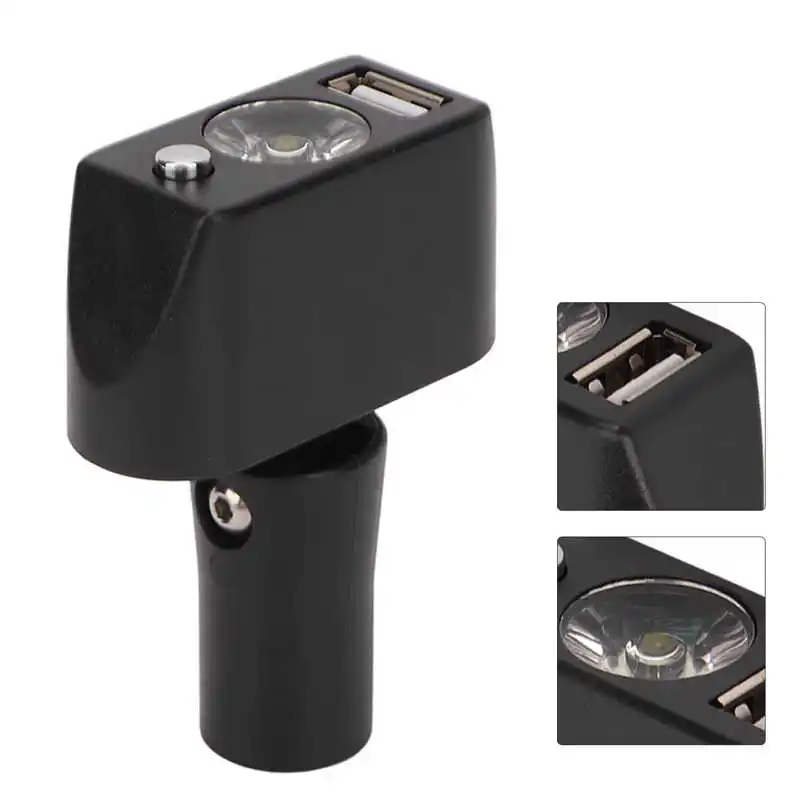 Wheelchair Lighting Accessories Electric Wheelchair Light 3 Pin XLR Head USB Charging Adjustable Angle LED Power Wheelchair Lighting Controller