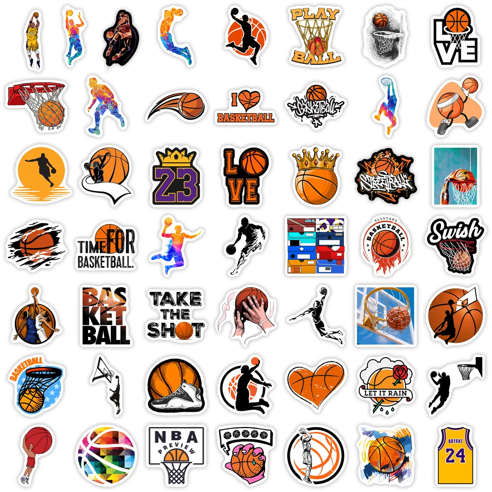 Basketball Theme Lovers Stickers 6