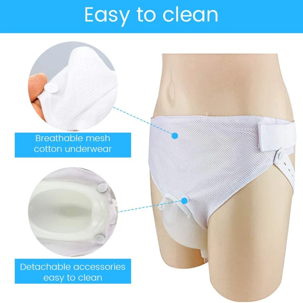Reusable Older Men Woman Silicone Urine Collector Bags Large Capacity Adults Urinal with Urine Catheter Bags Male Female Toilet