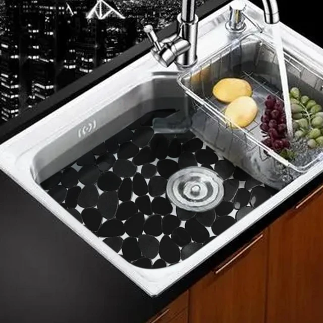 Sink Mat Rubber Dish Mat Drainer Non Slip Sink Protector Liner Anti-Slip  Kitchen - AliExpress