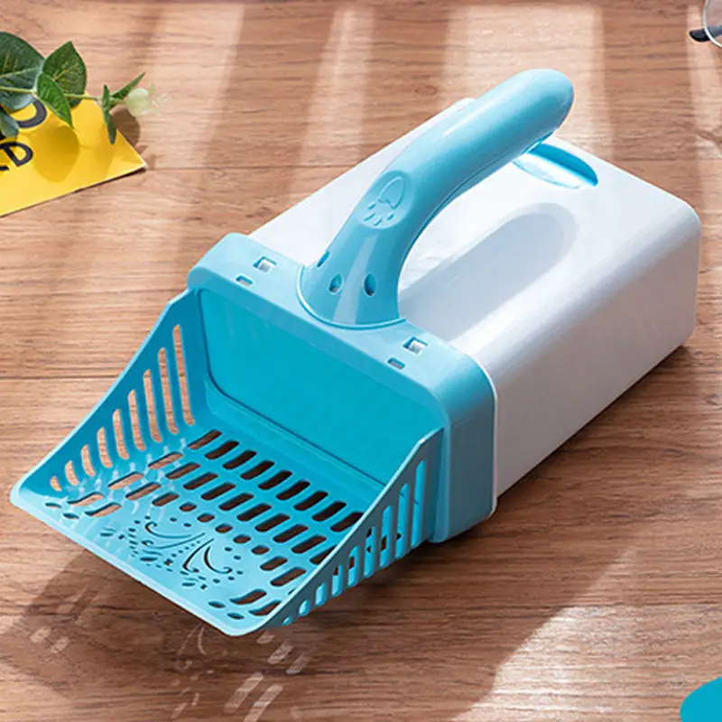 Cat Litter Scooper Pet Poop Picker Integrated Litter Box Cat Litter