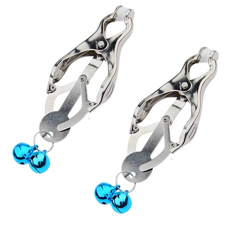 Sex Party Toys Erotic Sex Toy Sex Toys Nipple Clamp Sex Bondage Toys Device Bondage Gear Hard Clover Nipple Clamps Clips Games for Women Metal Nipple Clamps Steel Breast