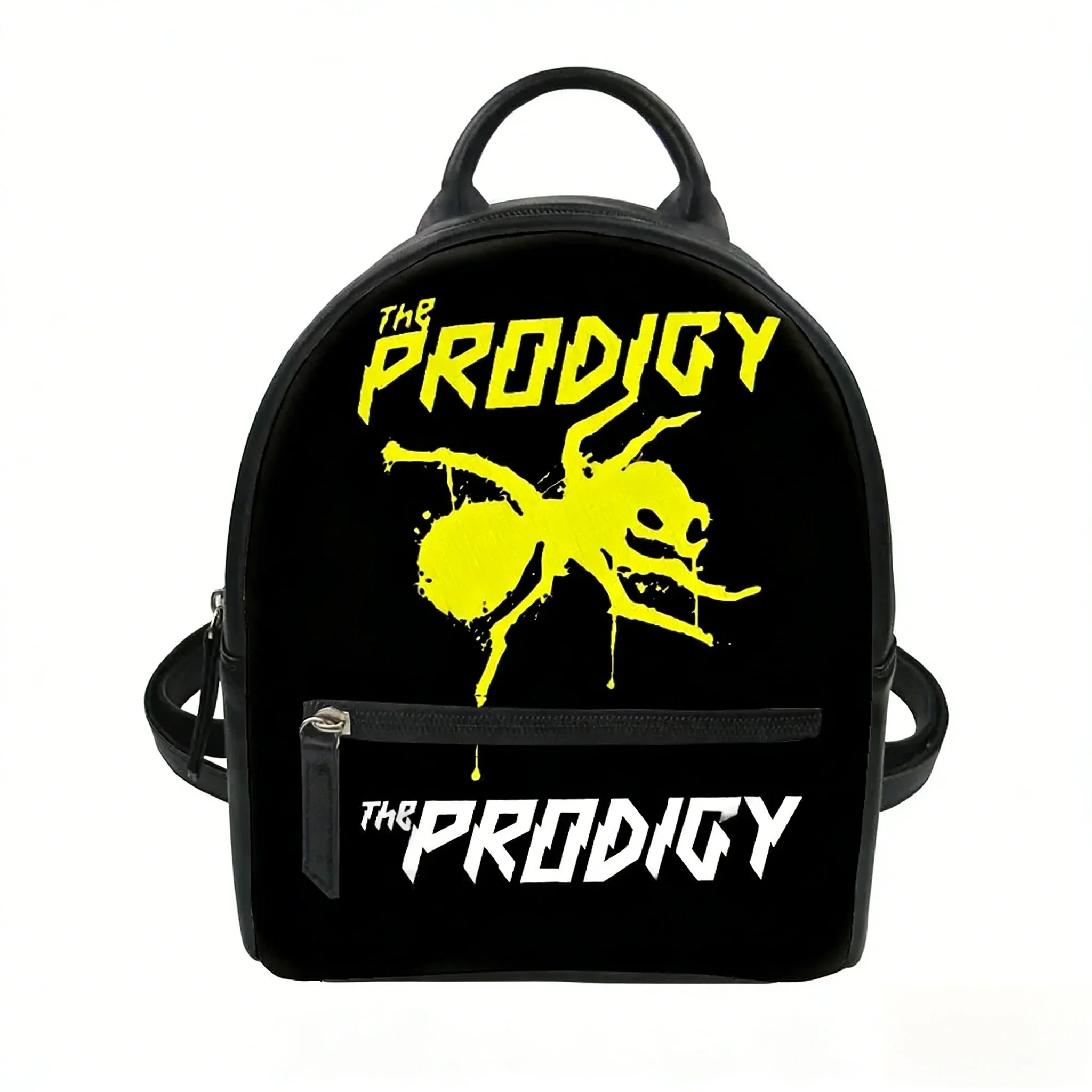 The Prodigy Rock Band 맞춤형 배낭 지갑 여성용 카터 책가방 더블 숄더백 미니 데이팩 가죽 여행 가방