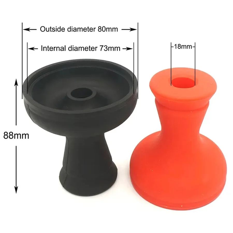 Hookah Holder Hookah Accessories 7 holes 1 Hole Chicha Nargile Accessories Silicone Shisha Hookah Bowl Head Holder Hookah Shisha Chicha Pots