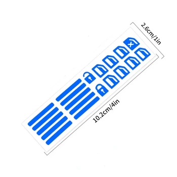 نافذة السيارة زر مضيئة ملصق رافع التبديل ليلة الفلورسنت الشارات ملصقات السيارات الداخلية اكسسوارات السيارات - Image 5