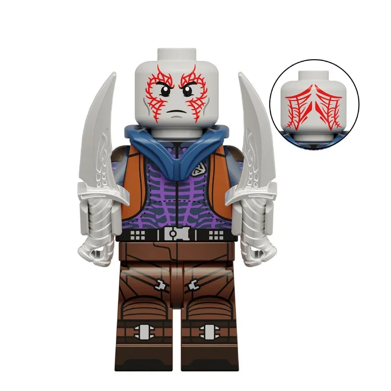 KT1071 KT1072 히어로 시리즈 빌딩 블록 피규어 소형 입자 조립 장난감