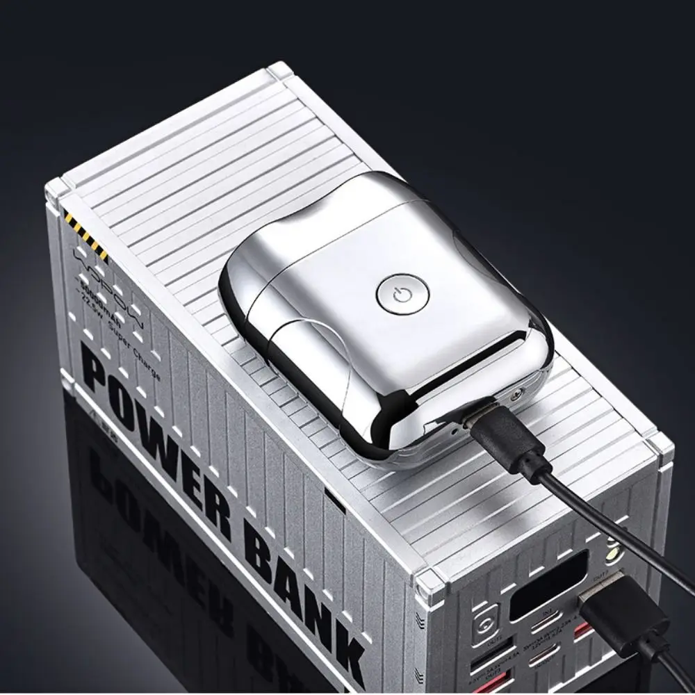 Rechargeable Ultra Clean Double Head Razor Digital Display Silent Electric Shaver Washable Quiet Operations Mini Shaving Men