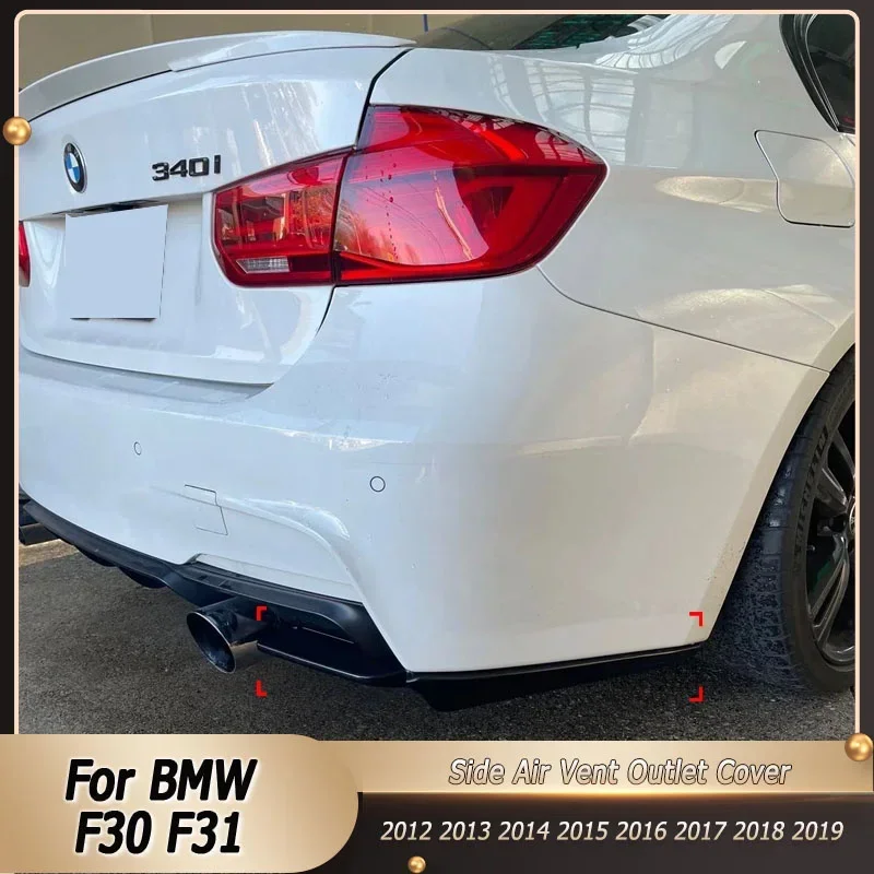 Per Bmw F30 F31 335I 340I M Sport Performance 2012-2019 Auto Paraurti Posteriore Lip Spoiler Splitter Protezione Laterale Posteriore Spoiler Tuning