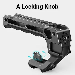 SmallRig NATO Top Handle Lite with Cold Shoe Portable Camera Handle for Shoot Fi