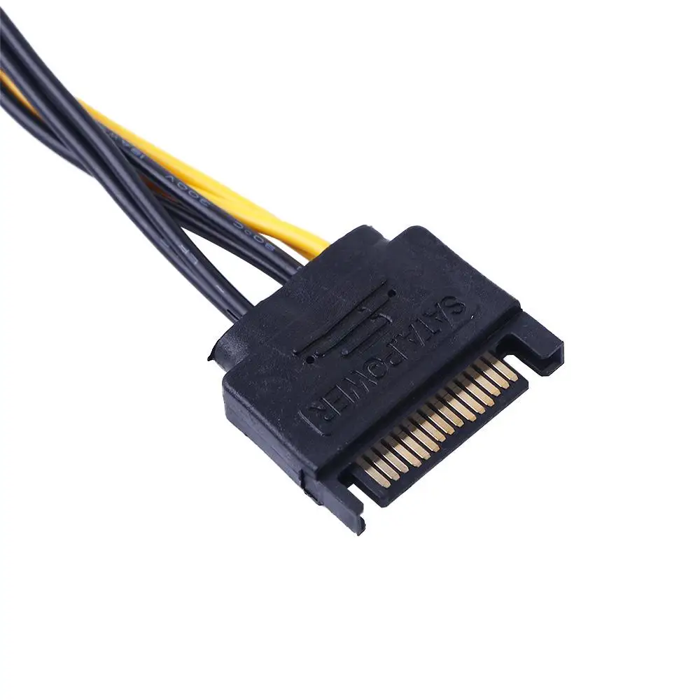 SATA Power Cable 15 Pin To 6 Pin PCI EXPRESS PCI-E Sata Graphics Converter Adapter Video Card Power Cable