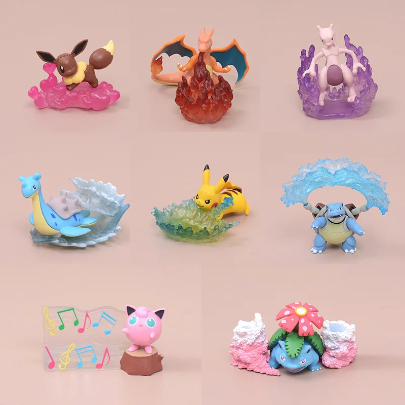 Pokemon anime brinquedos hobbies figuras de ação personagens 8