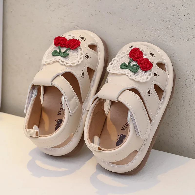 Quietschende Babyschuhe, Sommerschuhe für Kinder, Babyschuhe für Jungen, Quietscher, rutschfest, 0–2 Jahre, Quietschende Turnschuhe, Mädchen-Sandalen, Kleinkindschuhe