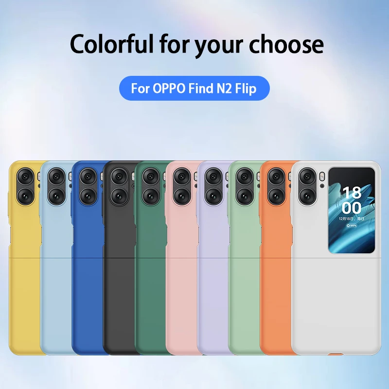 Funda Bumper Lujo Cuero y Plastico Mate Carcasa SD3 para Oppo Find N2 Flip  5G Verde