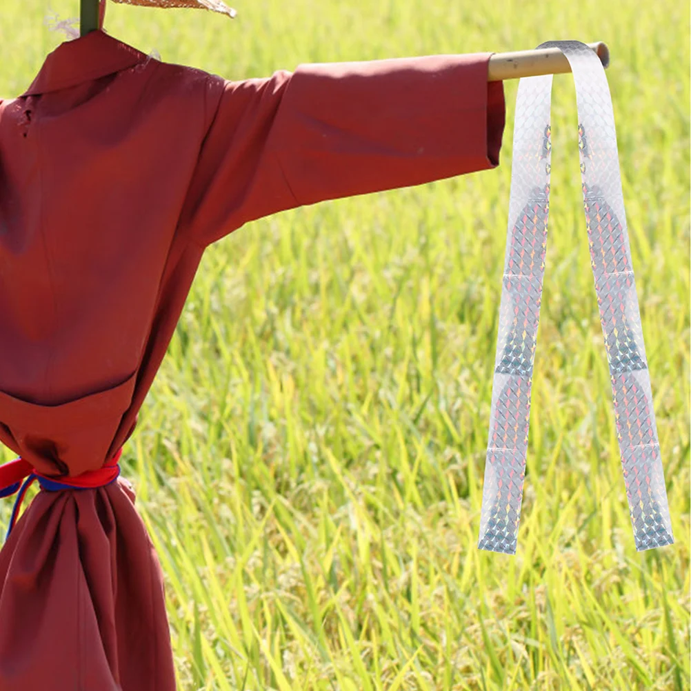 

Birds Scare Tapes Double Sided Reflective Deterrent Suspension Device Repelling Wind Twisting Scaring