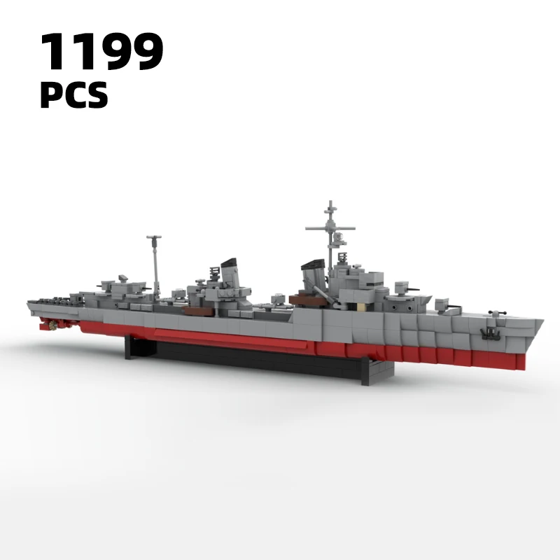 

Military MOC Karl Galster frigate building block Battleship kit Navy warship model Army weapon bricks set Arms cruiser vehicle