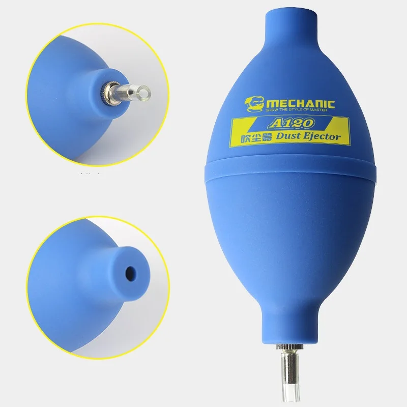 MECHANIC A120 B110 먼지 이젝터 실리콘 에어 블로우 볼 먼지 송풍기 수리 도구 전화 키보드 카메라 렌즈 PCB 보드 청소