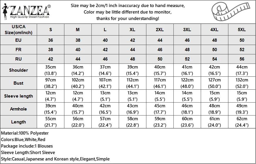 ZANZEA Women Chic Ruffle Blouse Vintage Short Sleeve Peplum Tops Holiday Summer Round Neck Tunic Casual Multilayer Pleated Shirt