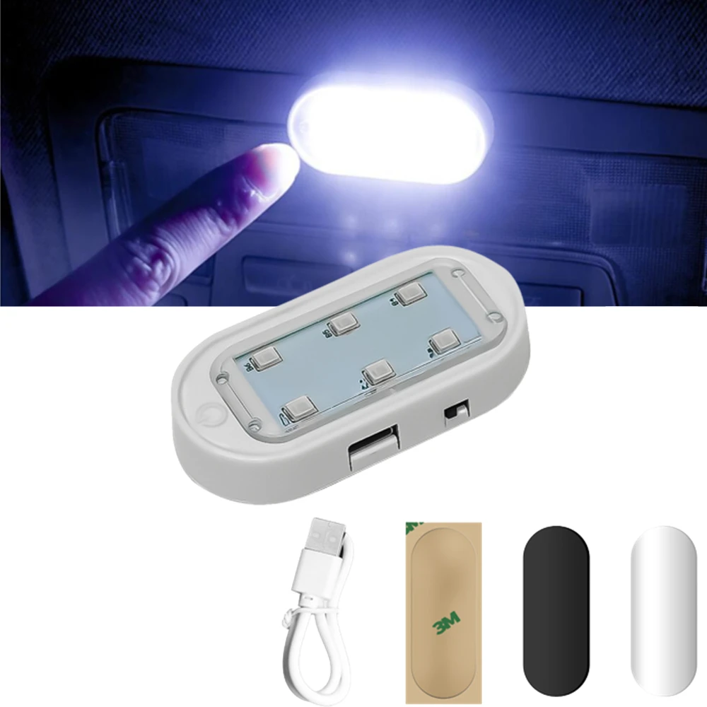 

Upgrade Magnetic Car Interior Lights Touch Light Hand Car Roof Magnets Ceiling Lamp Indoor Car Lighting Night Light Reading Lamp