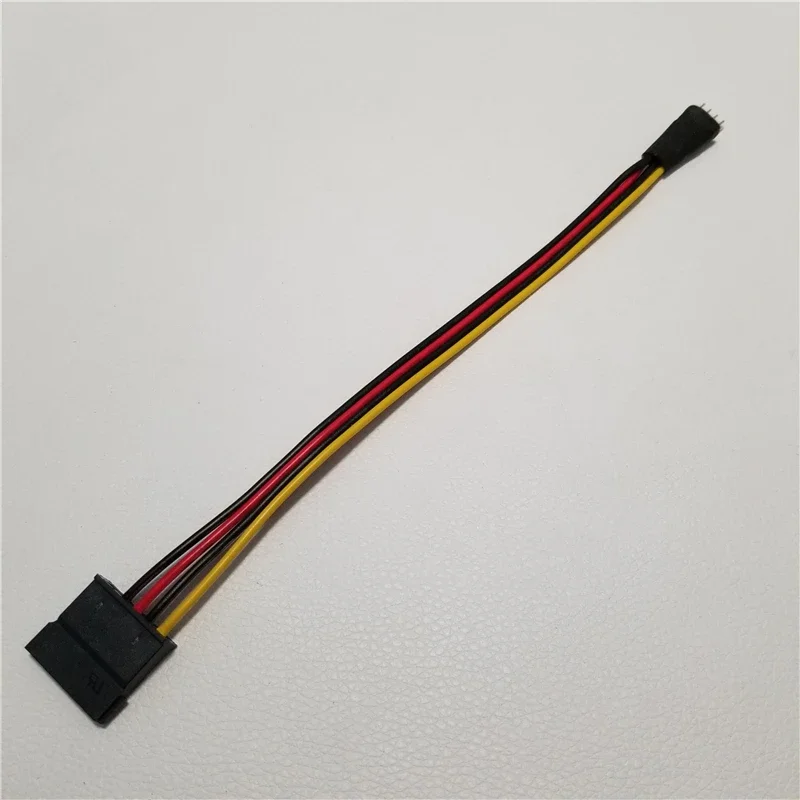 4Pin FDD Floppy Male to 15Pin SATA Female Adapter Converter Hard Drive Power Cable 20cm power cable power cable extension